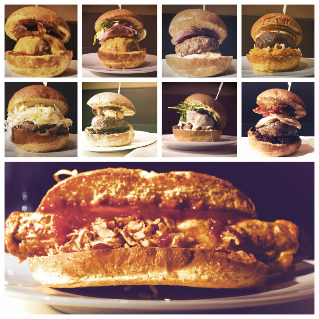 collage burger